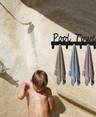 Ganchos para toallas de piscina para baño soporte de pared toallero organizador - VIRTUAL MUEBLES