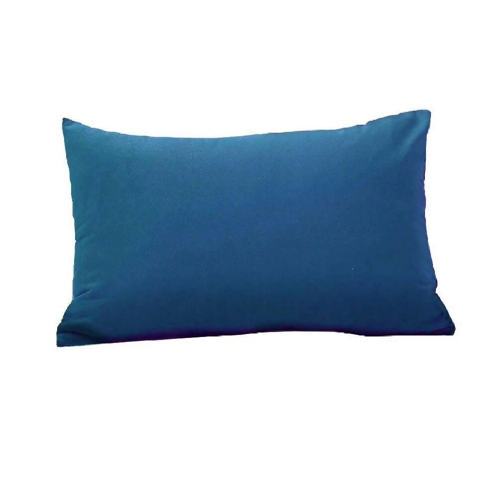 Cojin Almohada Tela 70x50 Azul Rey