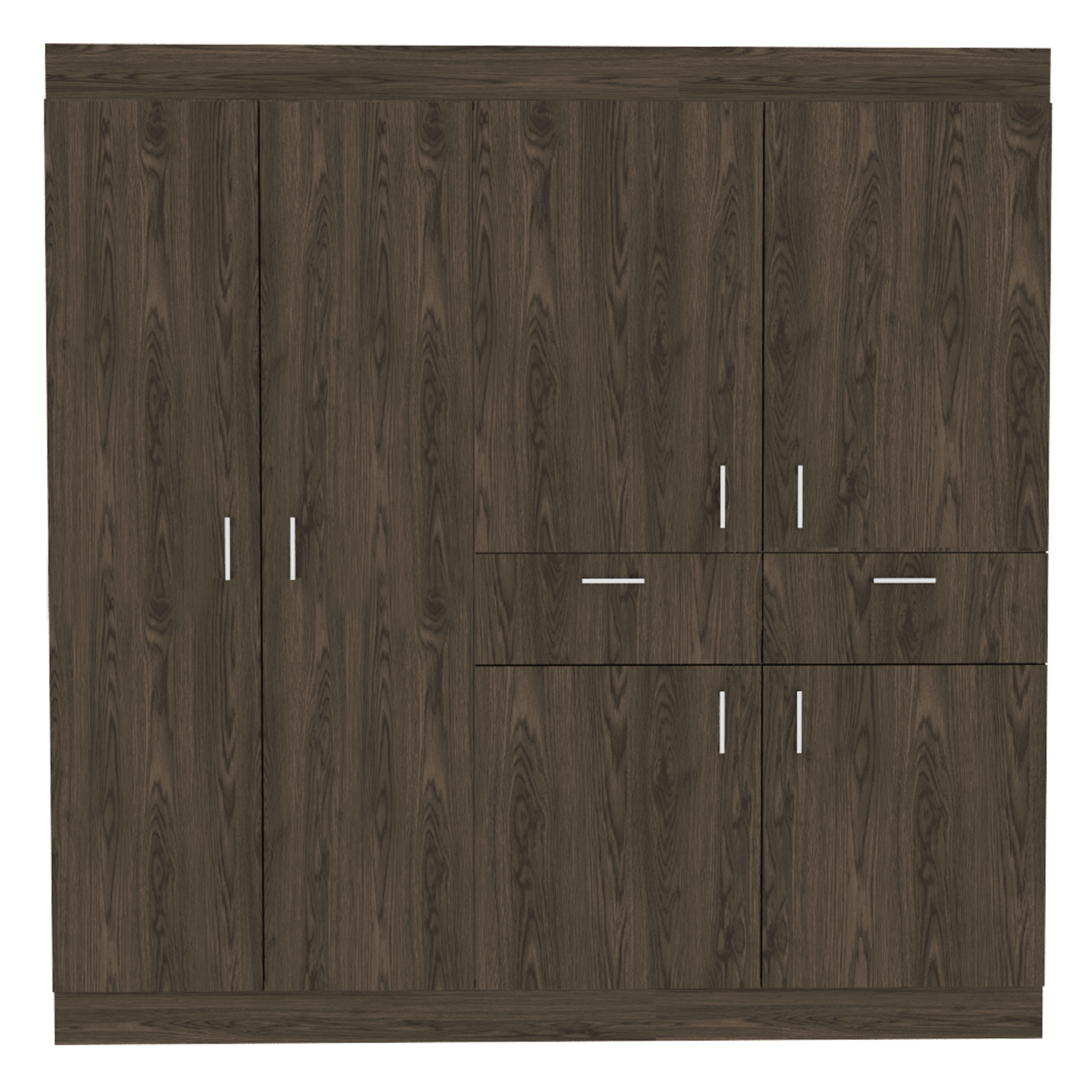 Closet Silene color Chocolate y Blanco para Habitación.