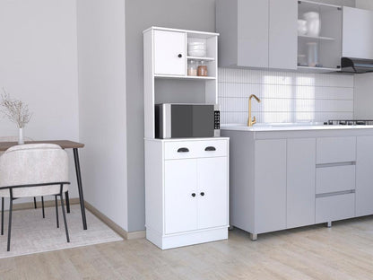 Alacena Almena, Blanco Duqueza, con puertas y gran capacidad de almacenaje ZF - VIRTUAL MUEBLES