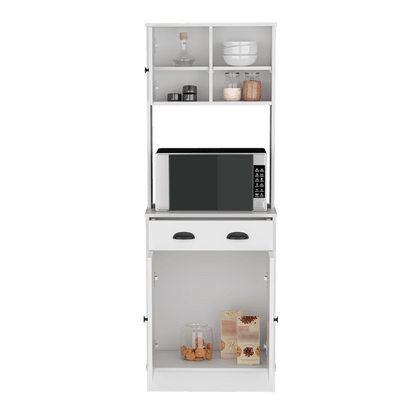 Alacena Almena, Blanco Duqueza, con puertas y gran capacidad de almacenaje ZF - VIRTUAL MUEBLES