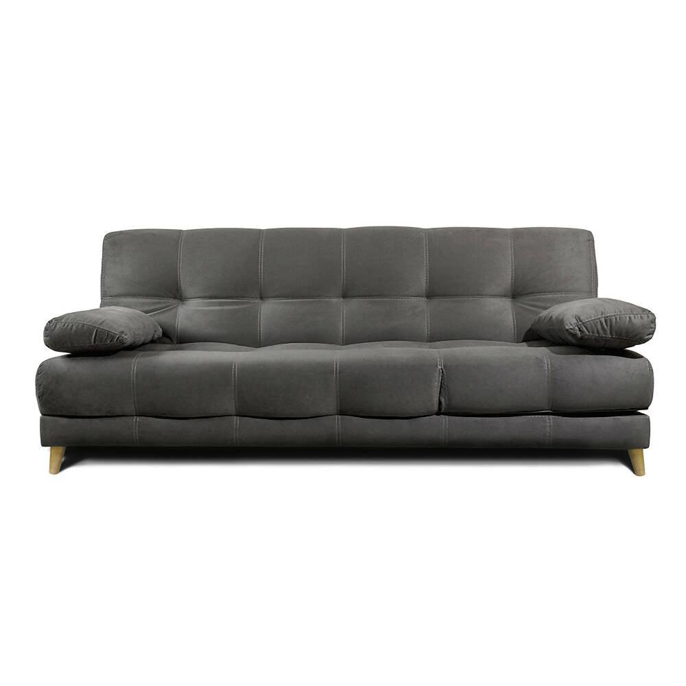 Sofacama Martins 5 Posiciones Tela Gris - VIRTUAL MUEBLES