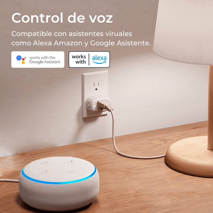 Aoycocr - Enchufes inteligentes Alexa, mini interruptor de enchufe  inteligente Bluetooth, WIFI, funciona con Alexa Echo, Google Home, con