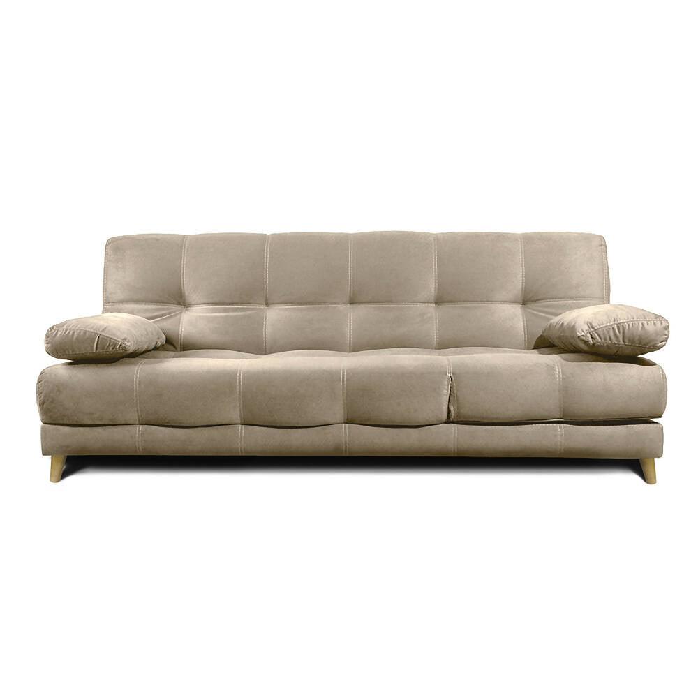 Sofacama Martins 5 Posiciones Tela Camel - VIRTUAL MUEBLES