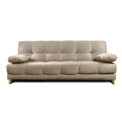 Sofacama Martins 5 Posiciones Tela Camel - VIRTUAL MUEBLES