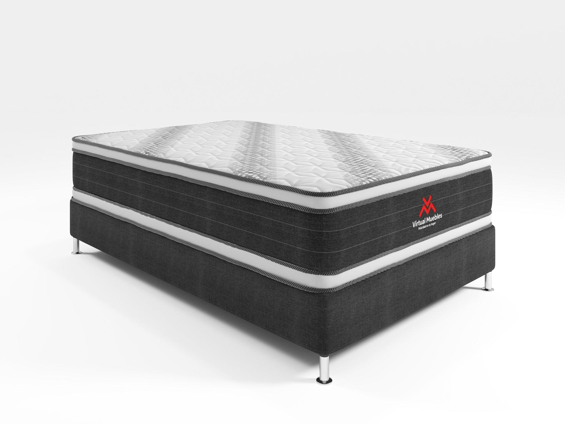 Combo para Habitación Jiang, incluye Base Cama Semidoble.