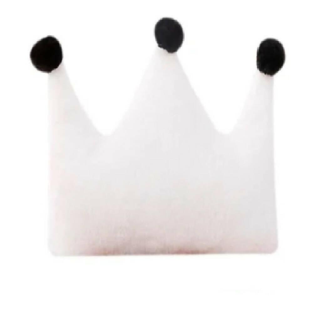 Cojín Decorativo Corona Princesa Blanco - VIRTUAL MUEBLES