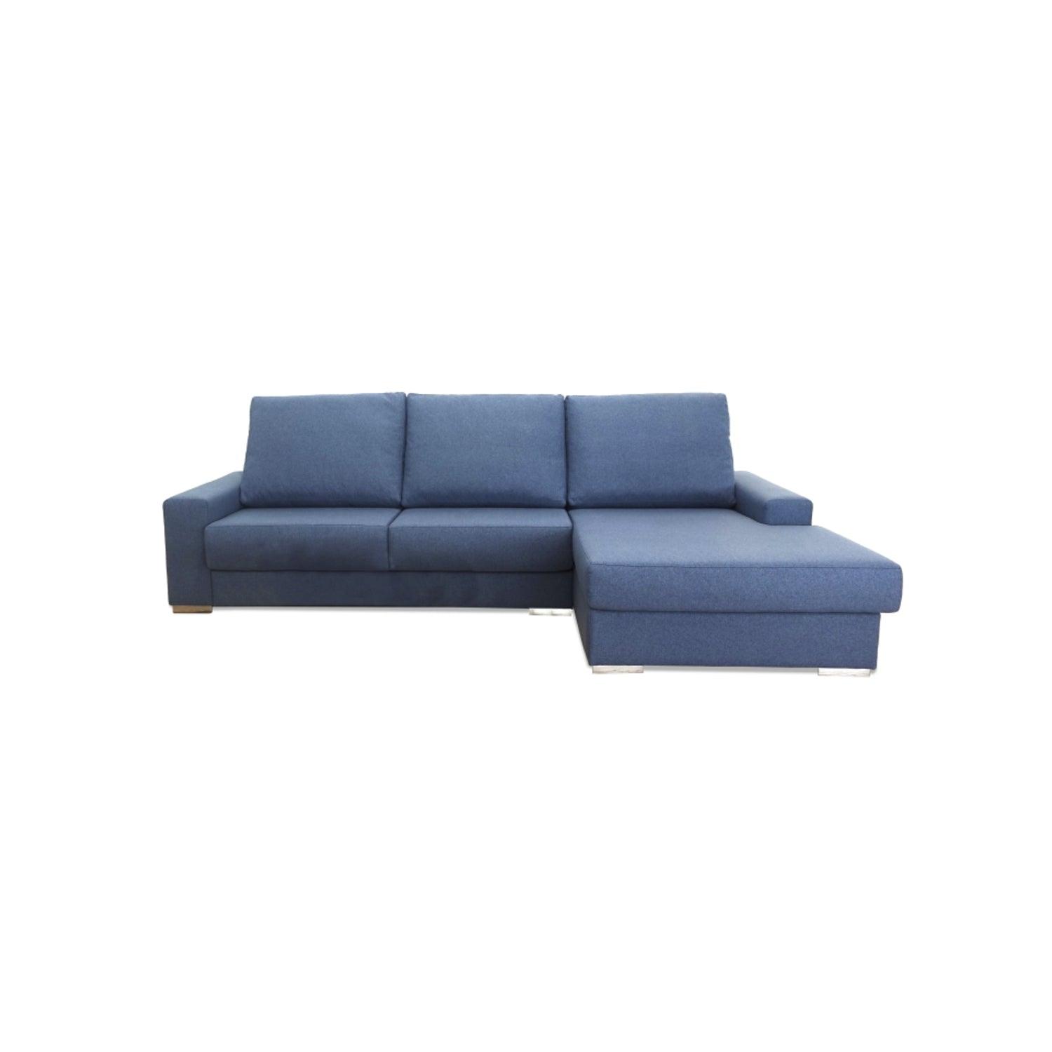 Sofá en L Derecho Inge Lona anti fluidos Azul 220x80x90