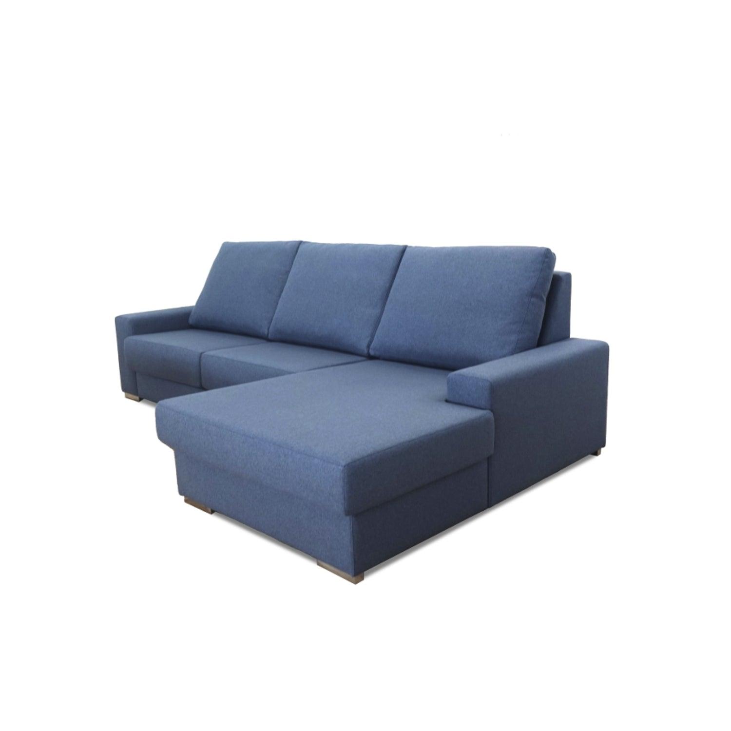 Sofá en L Derecho Inge Lona anti fluidos Azul 220x80x90