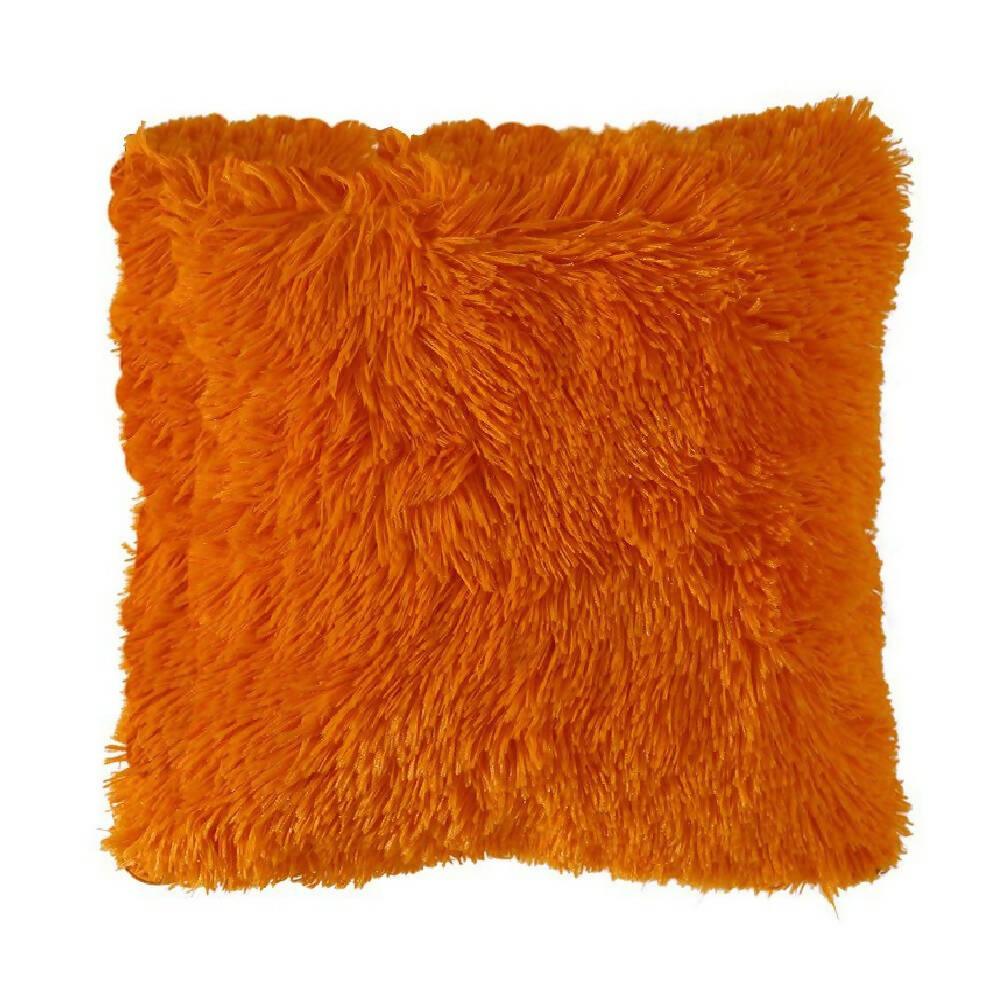 Funda Para Cojin Péludo Naranja - VIRTUAL MUEBLES