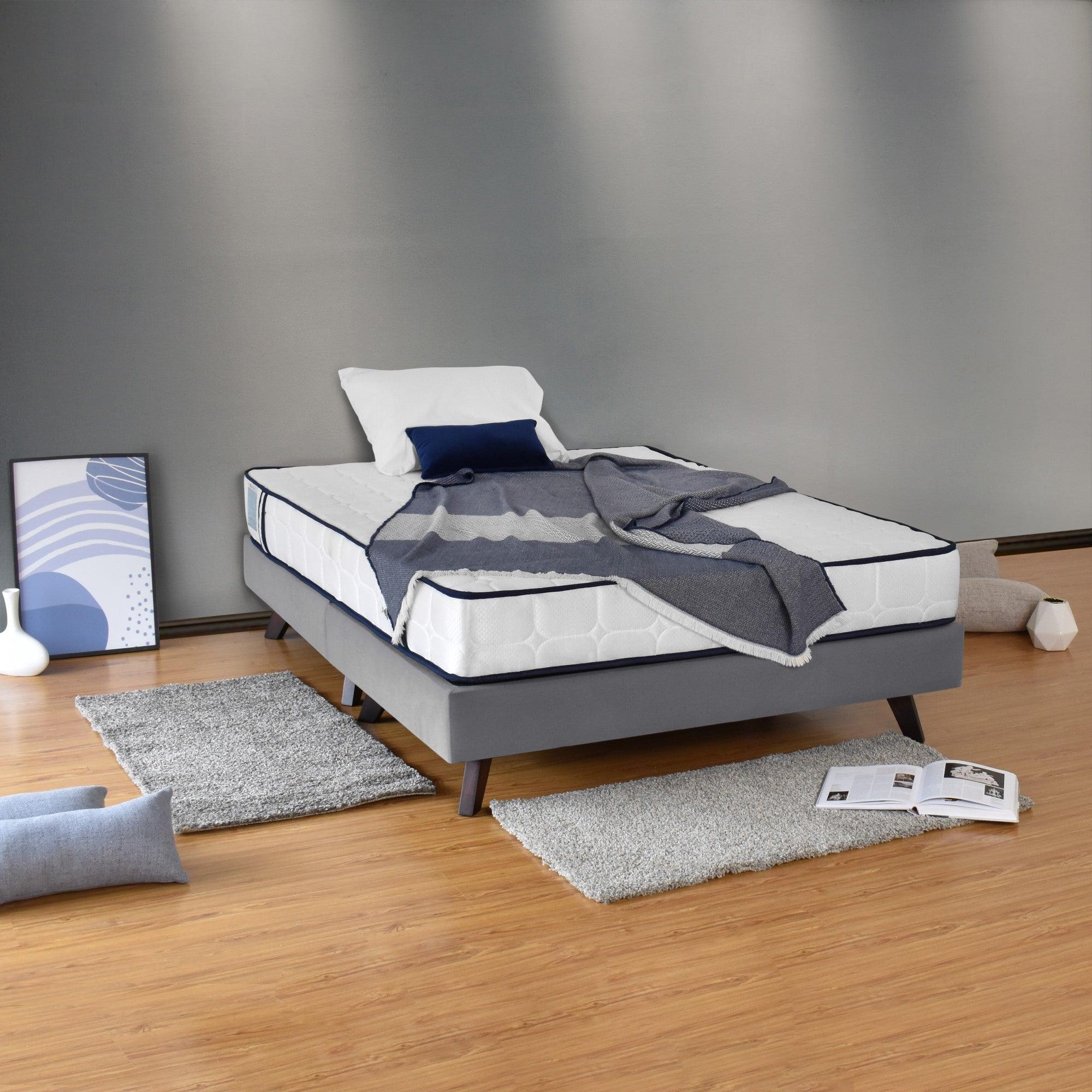 Colchon Versalles Doble 140 cm x 190 cm - Blanco - VIRTUAL MUEBLES