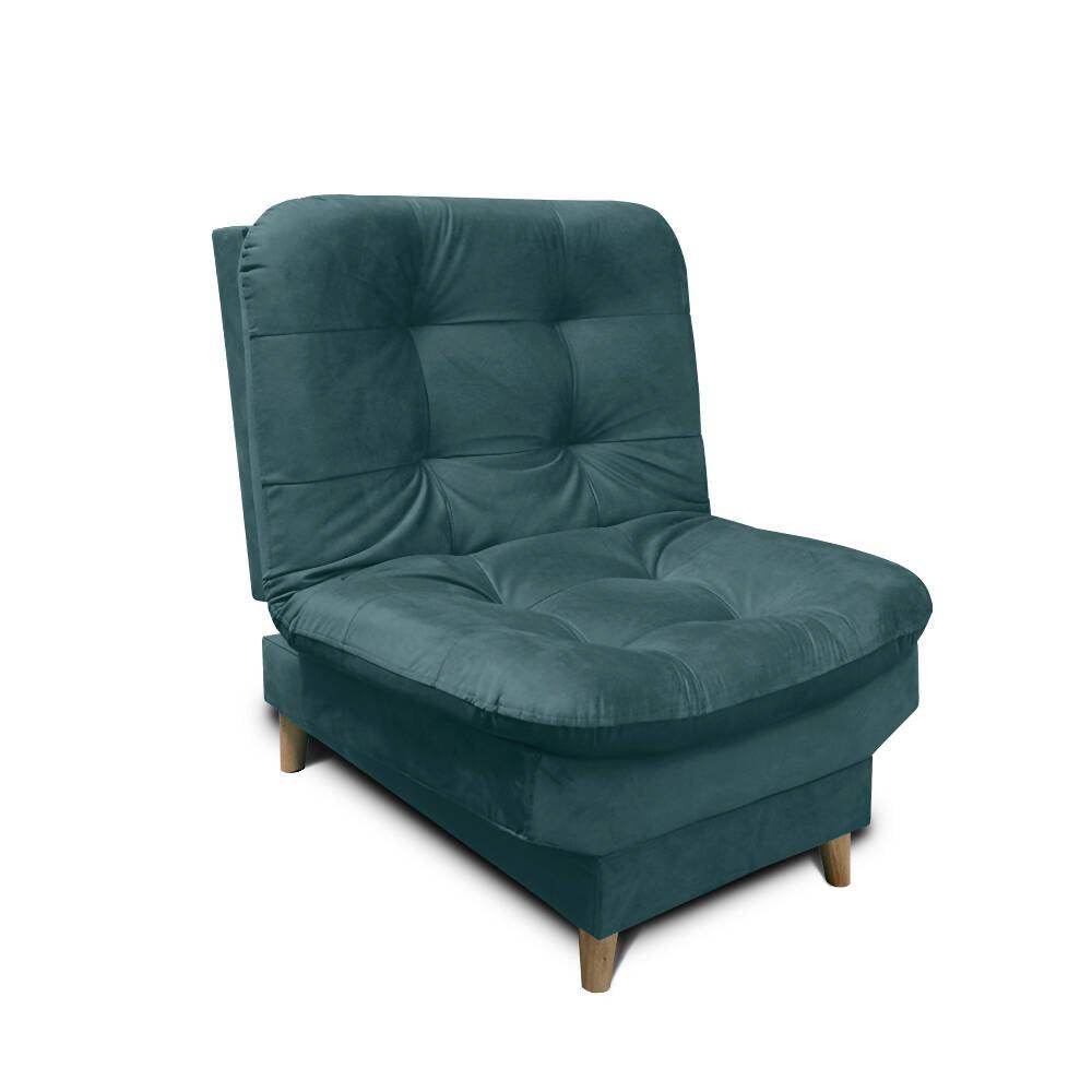 Silla Clic Clac Fendik tela turquesa - VIRTUAL MUEBLES