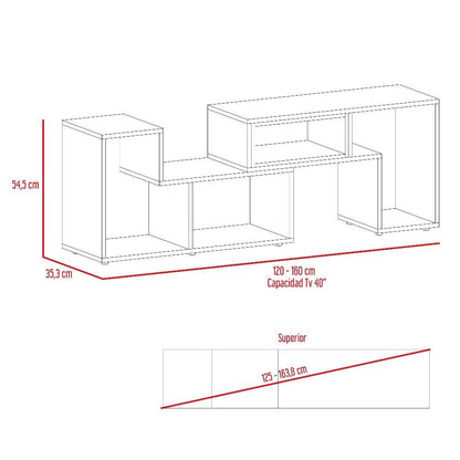 Combo Para Sala Venecia, Incluye Mesa Para Tv Y Mesa De Centro.