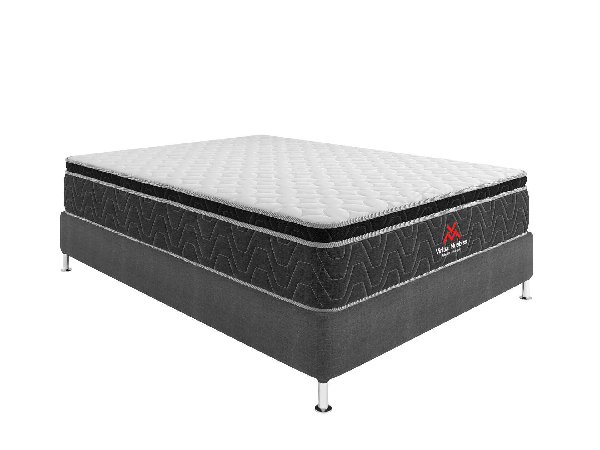 Combo para Habitación Fenix, incluye Cama Doble y Colchón.