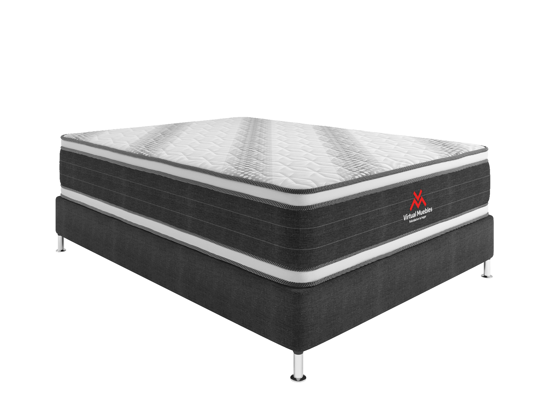 Combo para Habitación Bela, incluye Base Cama Doble.