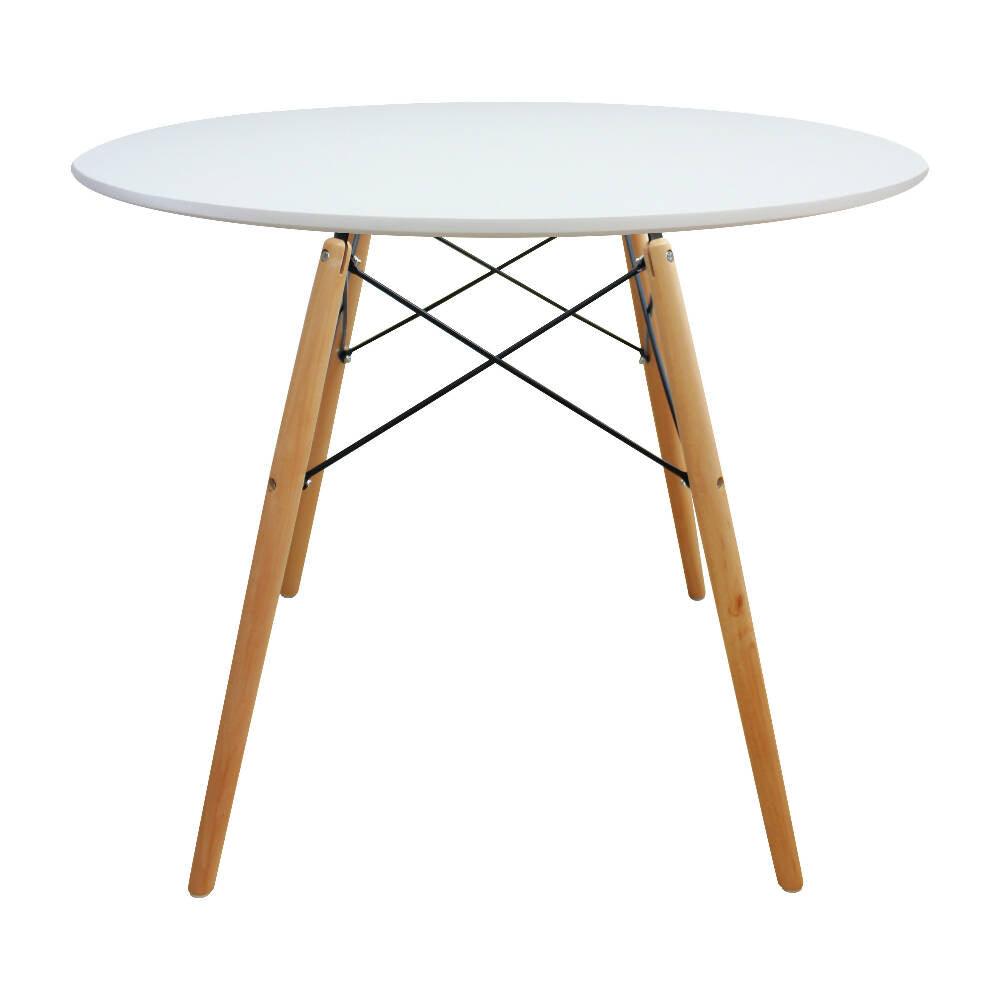 Mesa DKR Tipo Eames Tapa de Madera