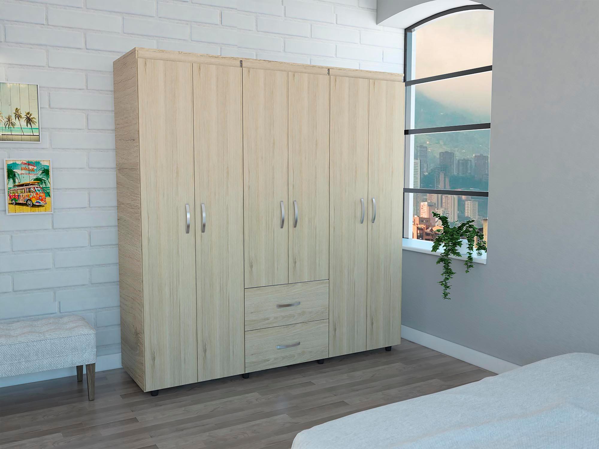 Combo para Habitación Aria, Incluye Closet y Mesa TV.