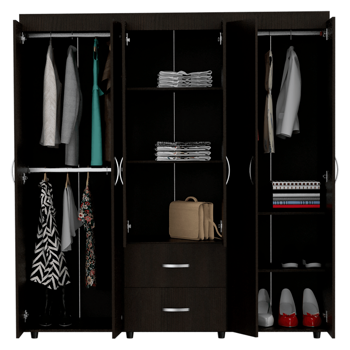 Combo para Habitación Ontario, incluye Closet y Archivador.