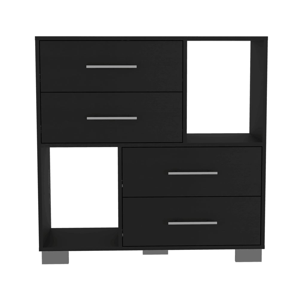 Organizador Karely, Wengue, 4 cajones multiusos deslizables ZF - VIRTUAL MUEBLES