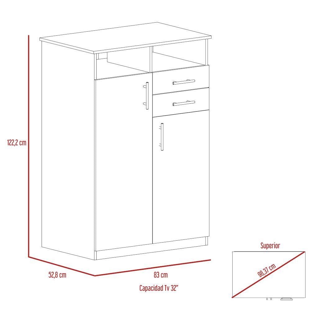 Combo para Habitación Galicia, incluye Biblioteca y Closet.