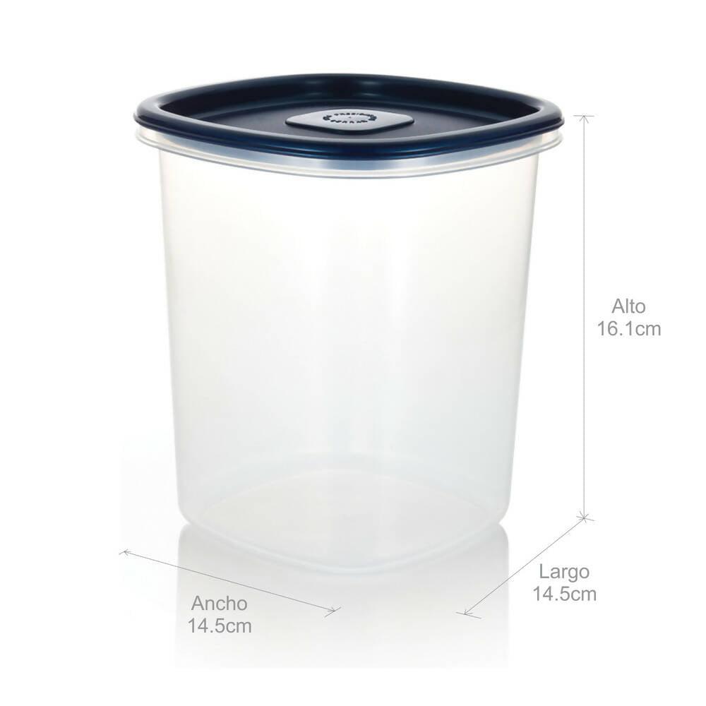 Recipiente Plus Alto 1.5L Azul Noche - VIRTUAL MUEBLES