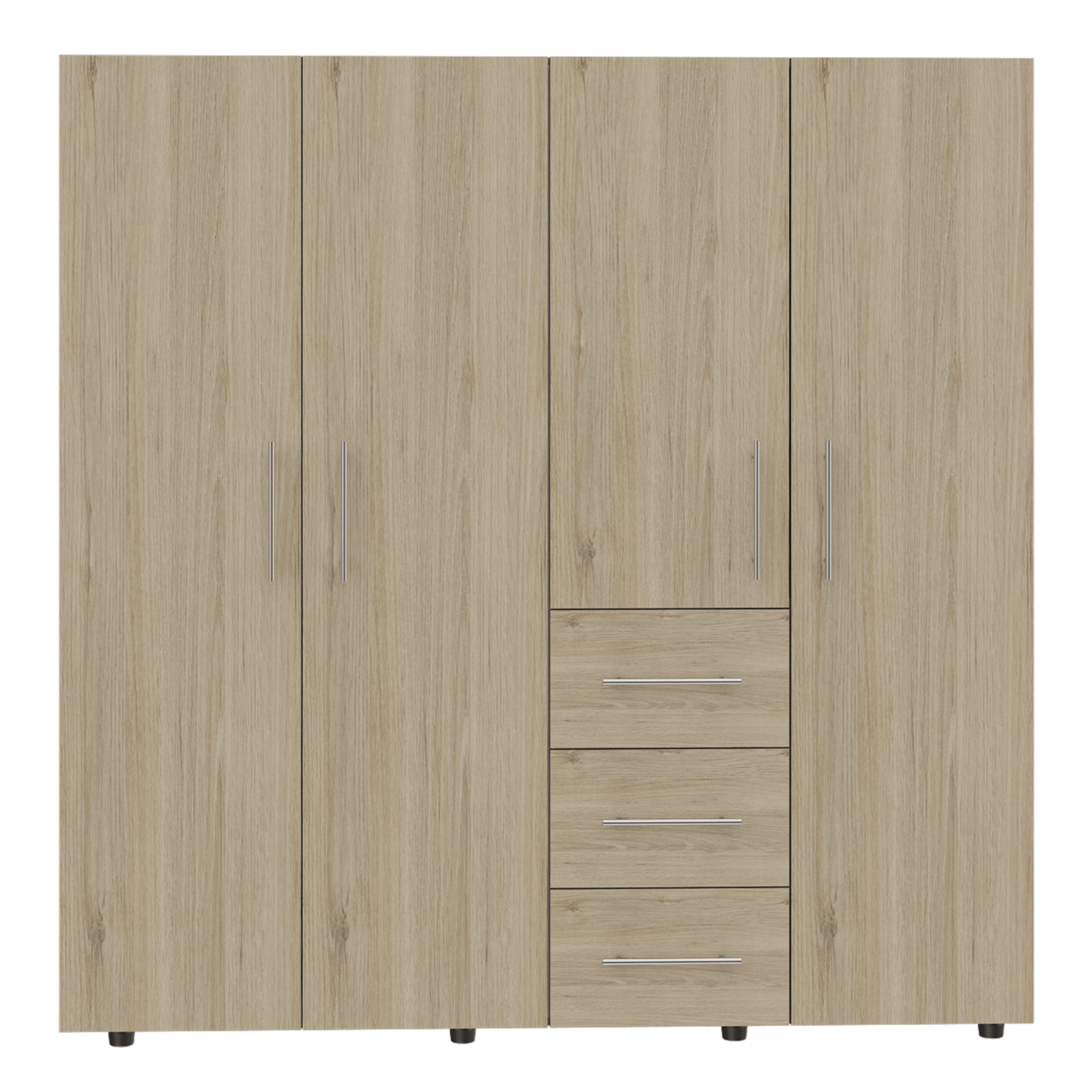 Closet Poche color Beige y Blanco para Habitación.