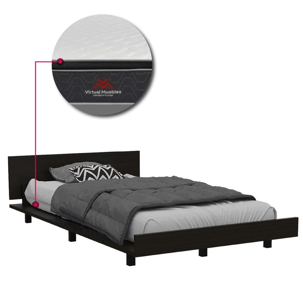 Combo para Habitación Mihai, incluye Cama sencilla y Colchón.