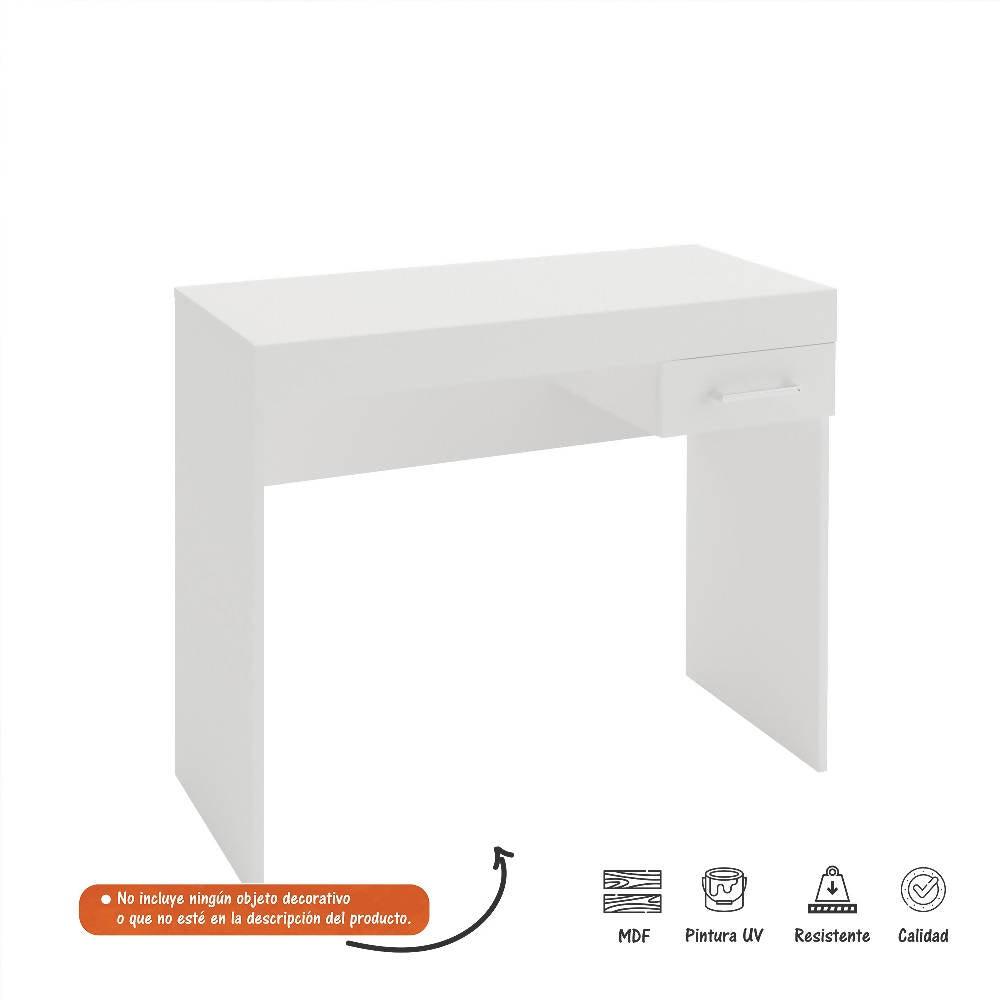 Escritorio Cooler Bertolini - Blanco - VIRTUAL MUEBLES