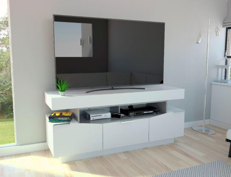 Mesa para TV Teo color Blanco para Sala.