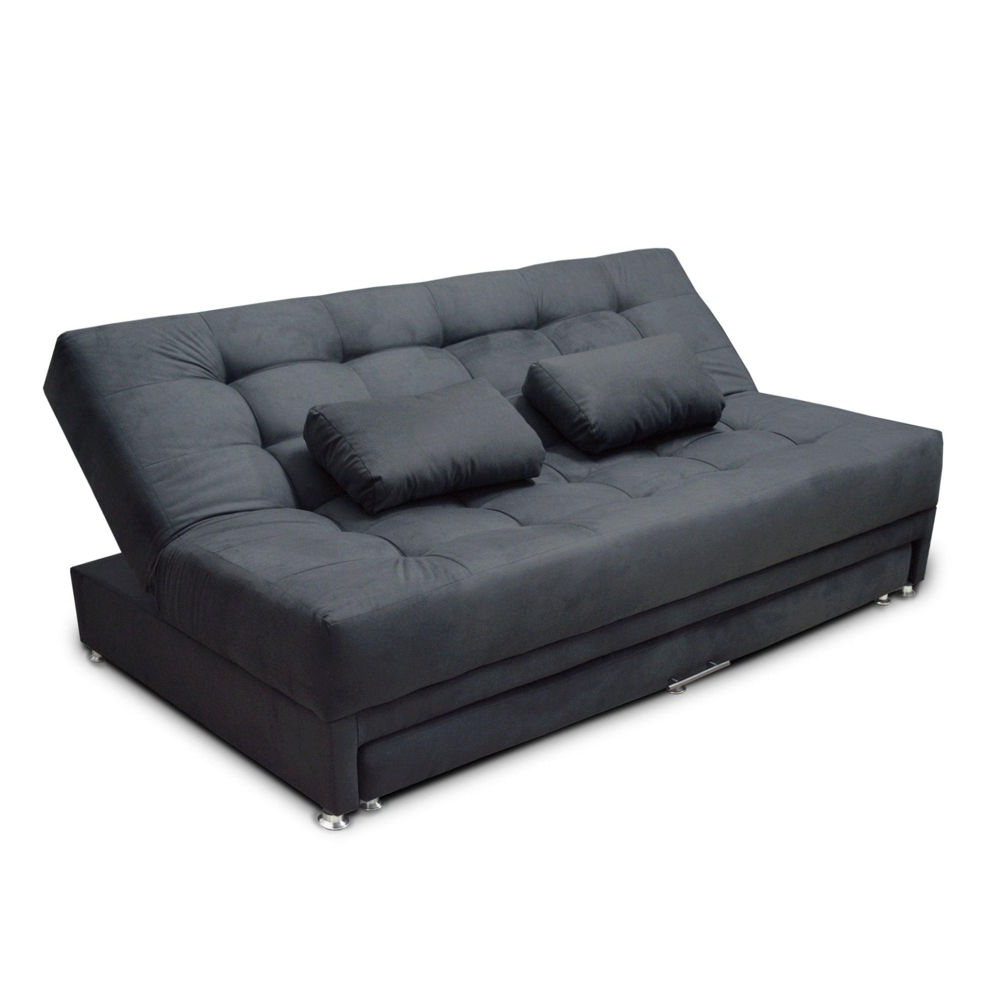 Sofacama Tarima Matter Tela Gris - VIRTUAL MUEBLES