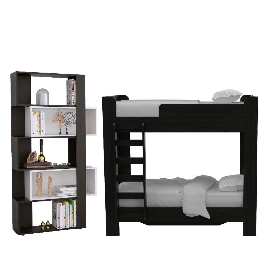 Combo para Habitación Dozza, incluye Biblioteca y Camarote.