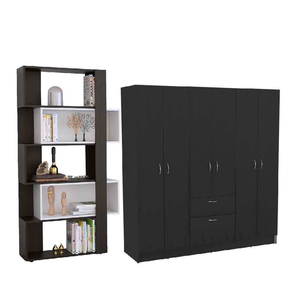 Combo Para Habitación Ontario Incluye Closet y Archivador - VIRTUAL MUEBLES