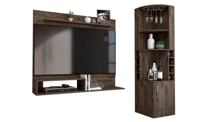 Oblak corner bar cabinet deals