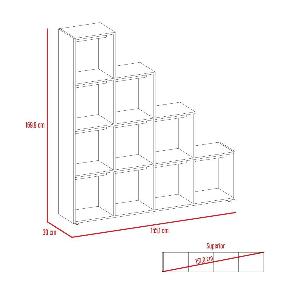 Combo Para Sala Morocco, Incluye Biblioteca Escalera Mesa Auxiliar Y Mesa De Centro.