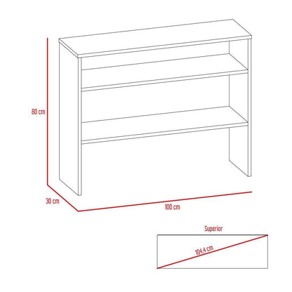 Combo Para Sala Morocco, Incluye Biblioteca Escalera Mesa Auxiliar Y Mesa De Centro.