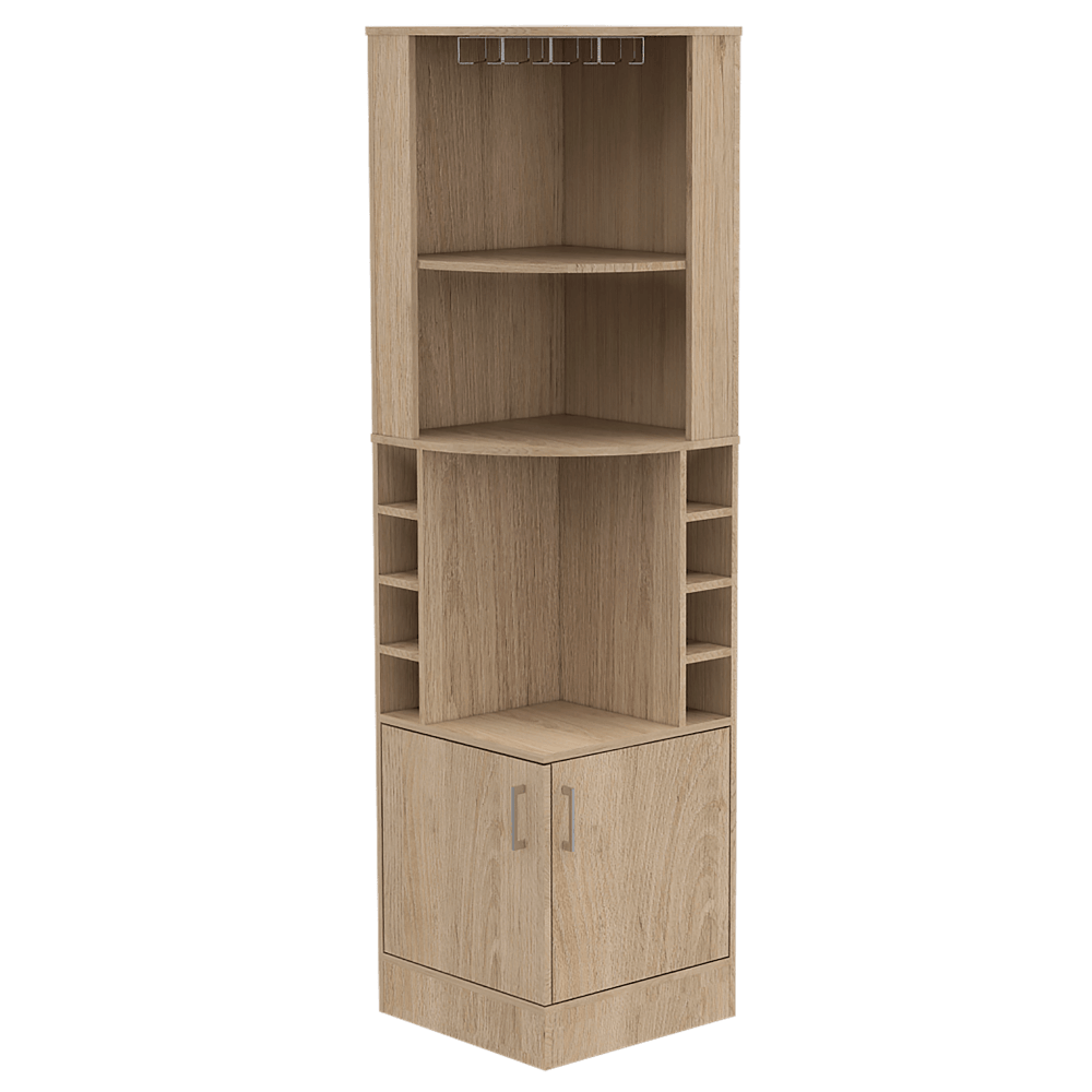 Combo Para Sala Udine, Incluye Bar Esquinero Y Mesa Auxiliar.