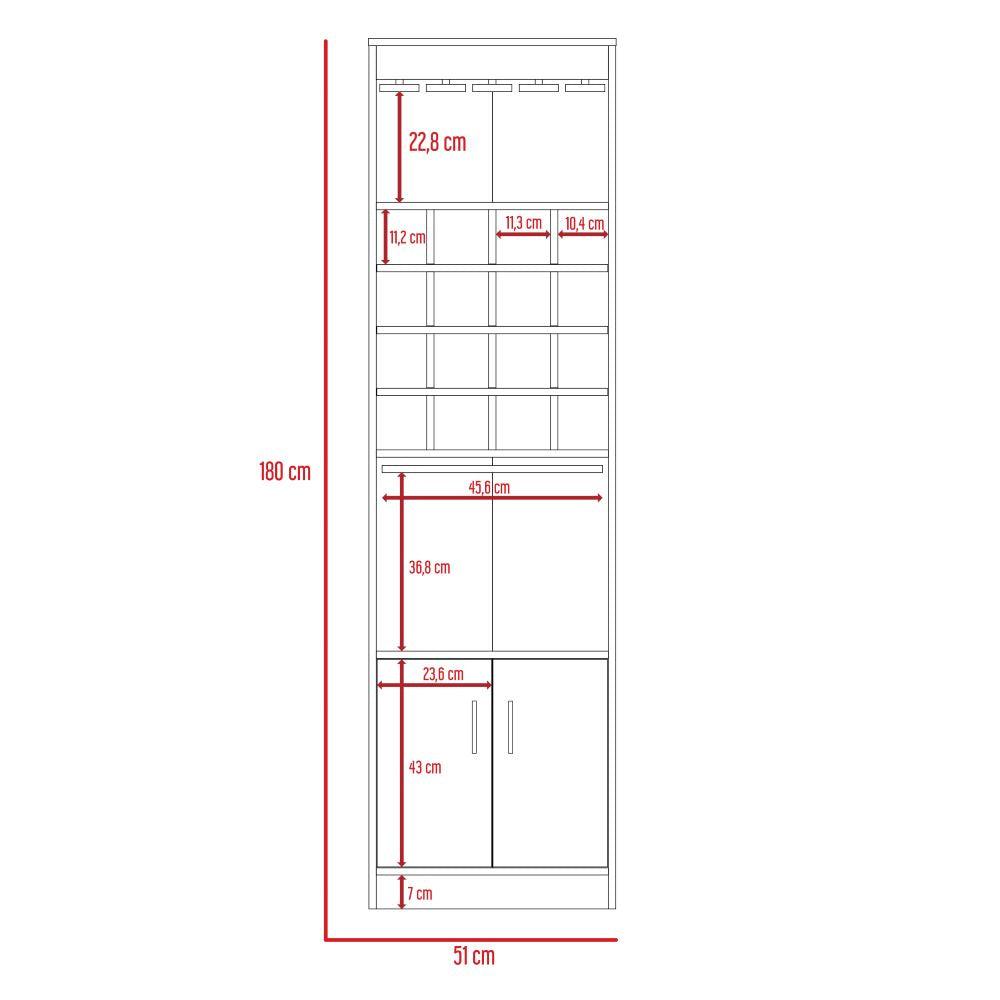 Combo Para Sala Norwood, Incluye Bar Y Mesa De Centro.