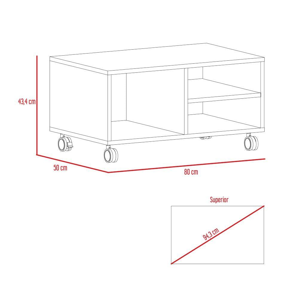 Combo Para Sala Leiah, Incluye Mesa Para Tv Vitrina Y Mesa De Centro.