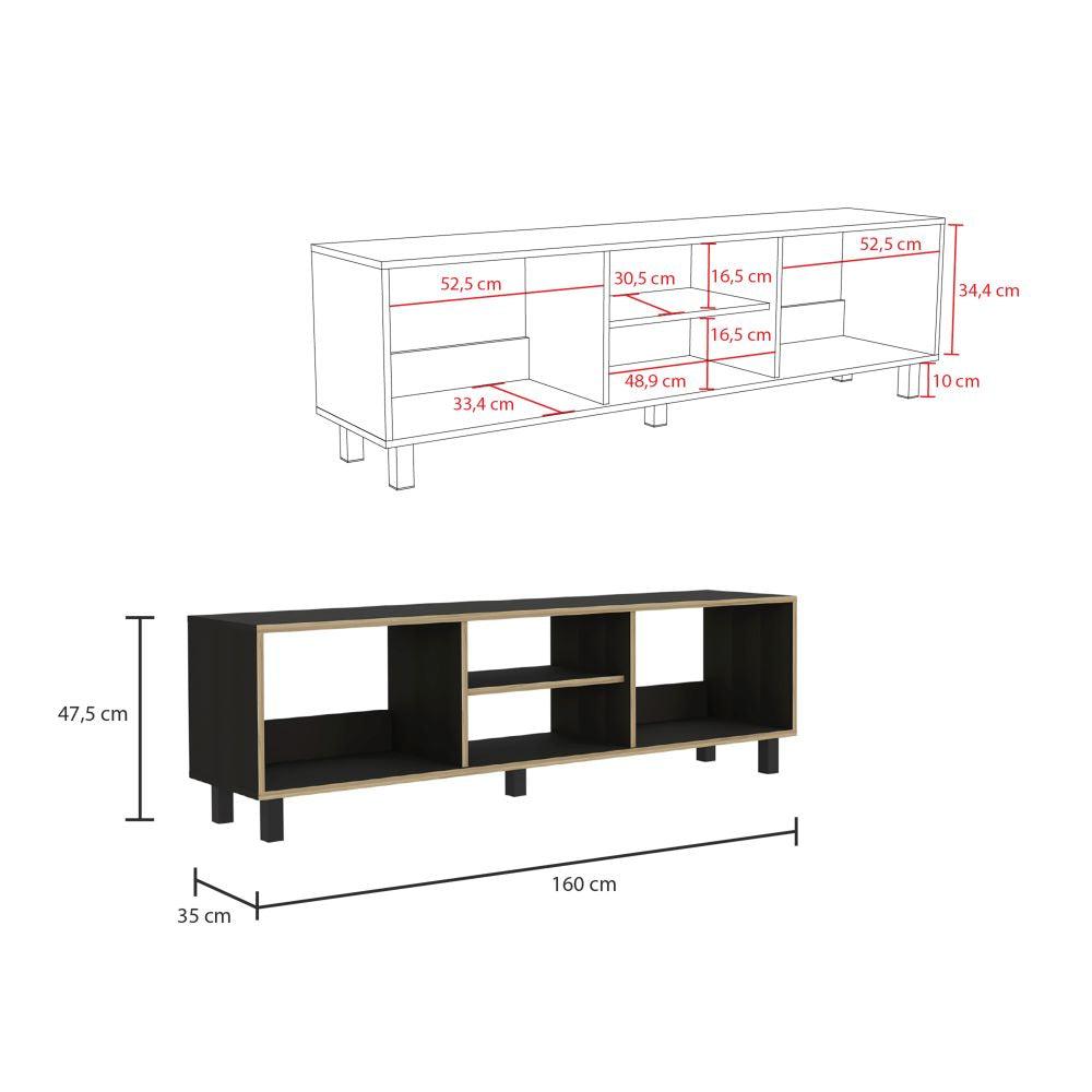 Combo Para Sala Alwyn, Incluye Mesa Para Tv Y Mesa Bar.