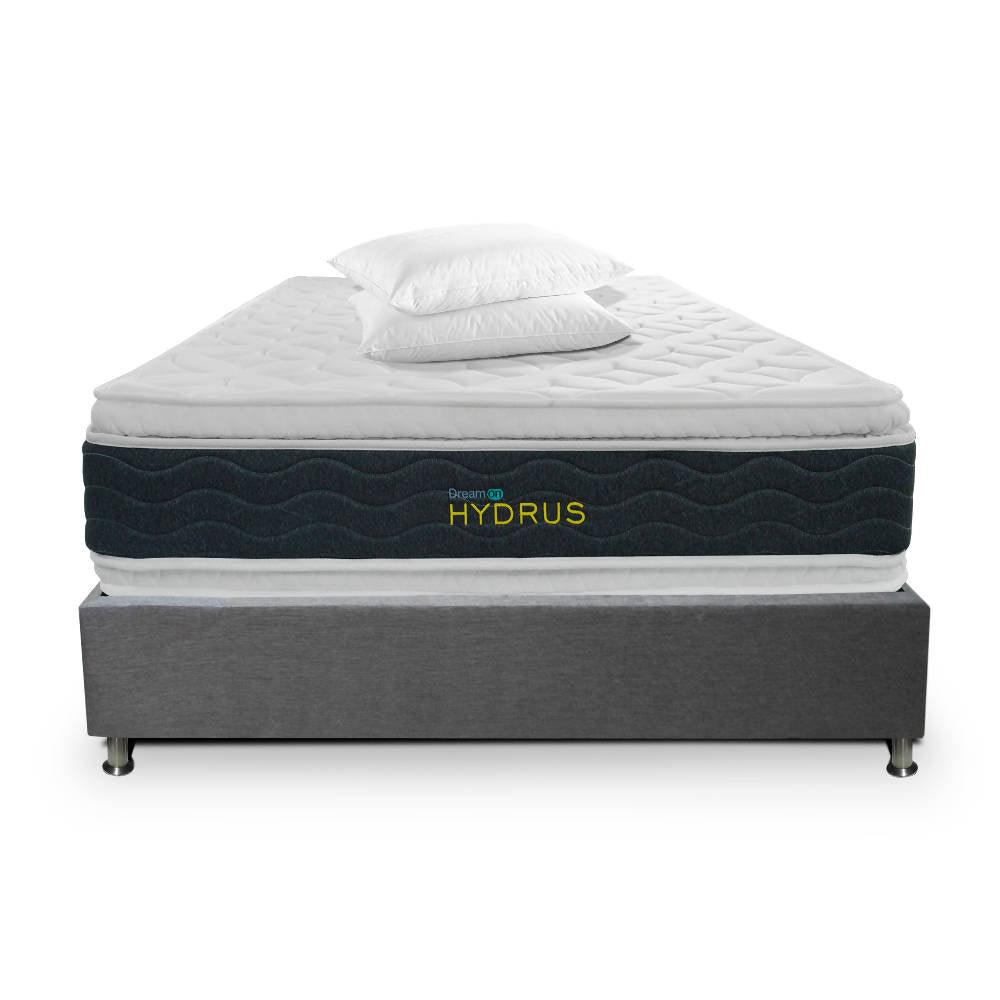 Colchón Con Base Dreamon Hydrus Doble Intermedio - VIRTUAL MUEBLES