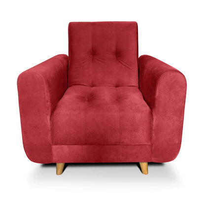 Silla Clic Clac Archer Tela Rojo - VIRTUAL MUEBLES