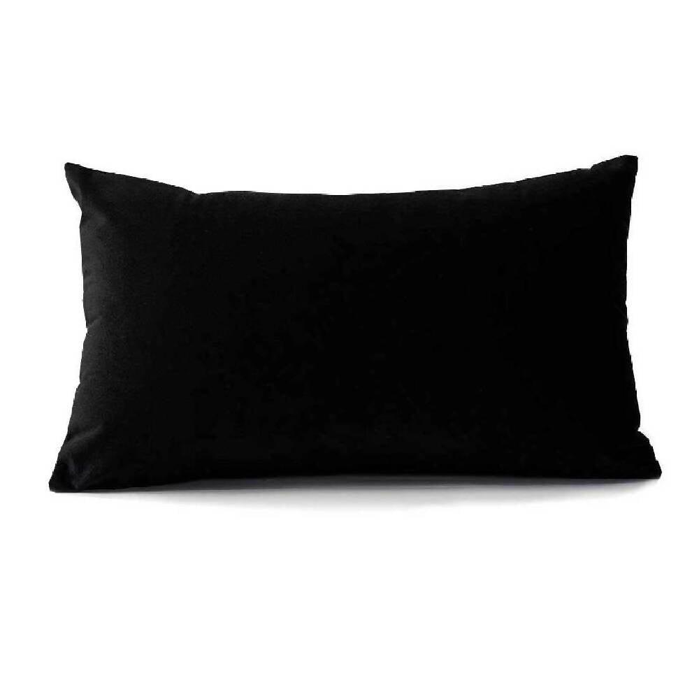 Funda para Cojin Almohada Tela 70x50 Negro