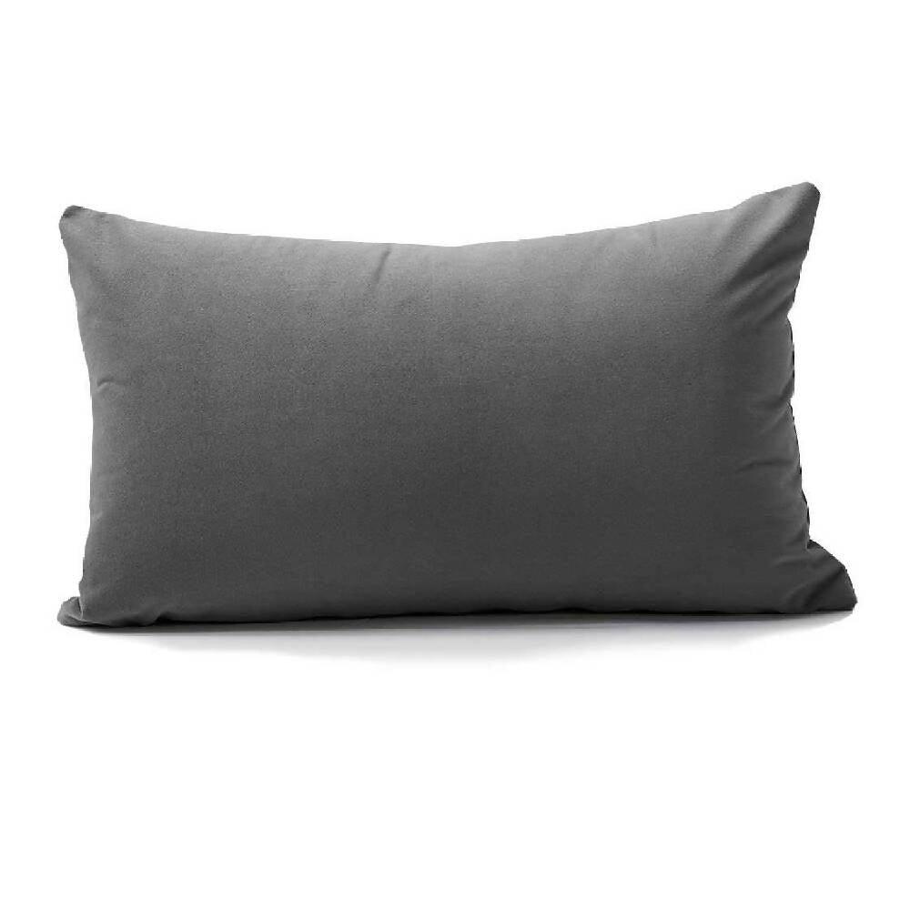 Cojin Almohada Tela 70x50 Gris oscuro