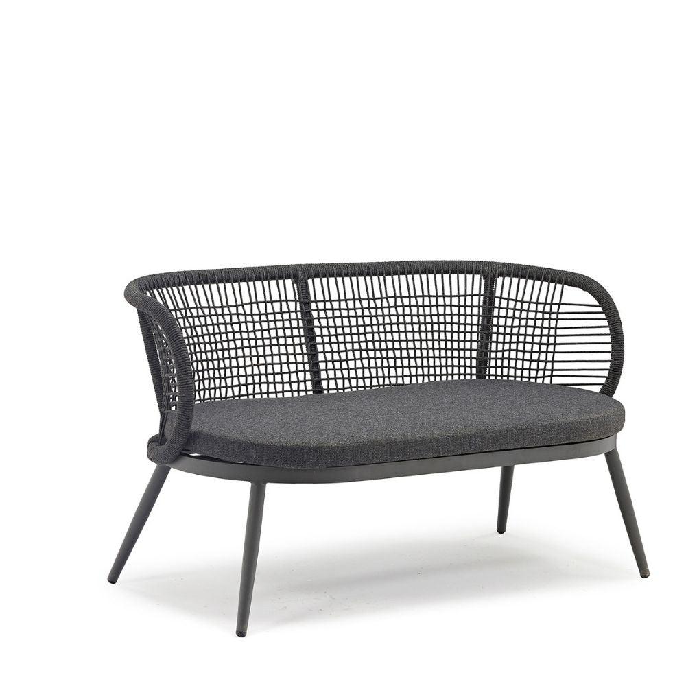 Juego de Sala Exterior Mariel color Negro para Terraza.