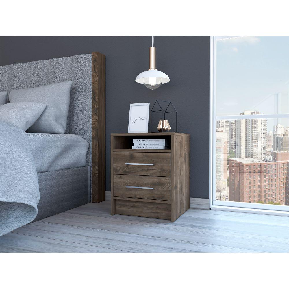 Combo Para Habitación Carel Incluye Cama y Mesa de Noche.
