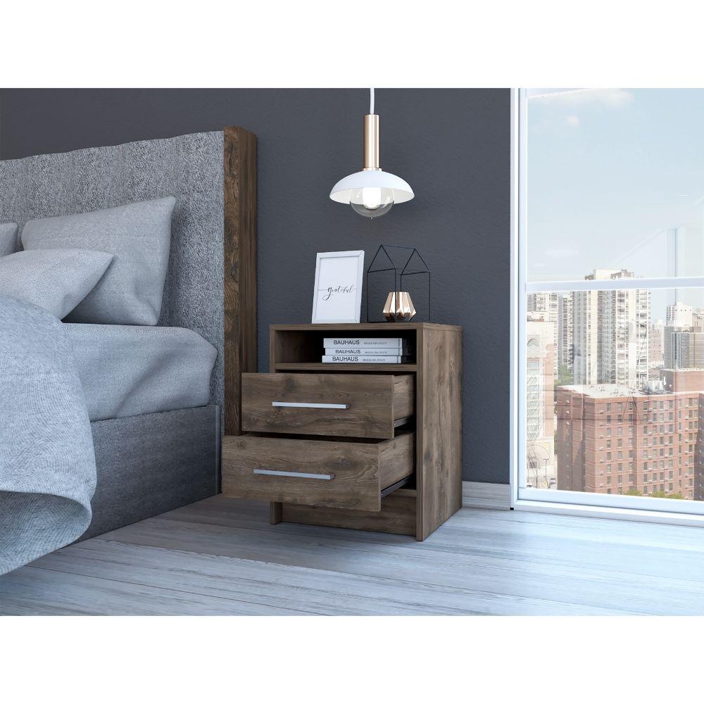 Combo Para Habitación Carel Incluye Cama y Mesa de Noche.