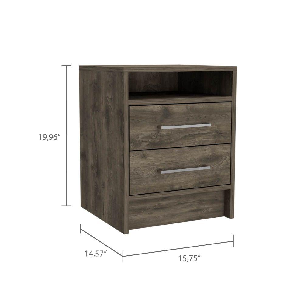 Combo Para Habitación Carel Incluye Cama y Mesa de Noche.