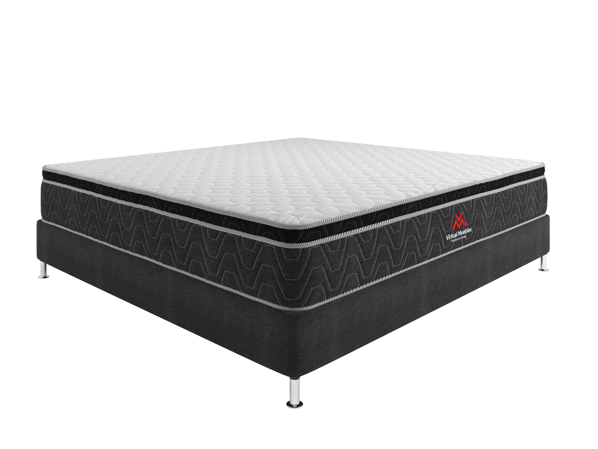 Combo para Habitación Vasco, incluye Base Cama Presidencial.