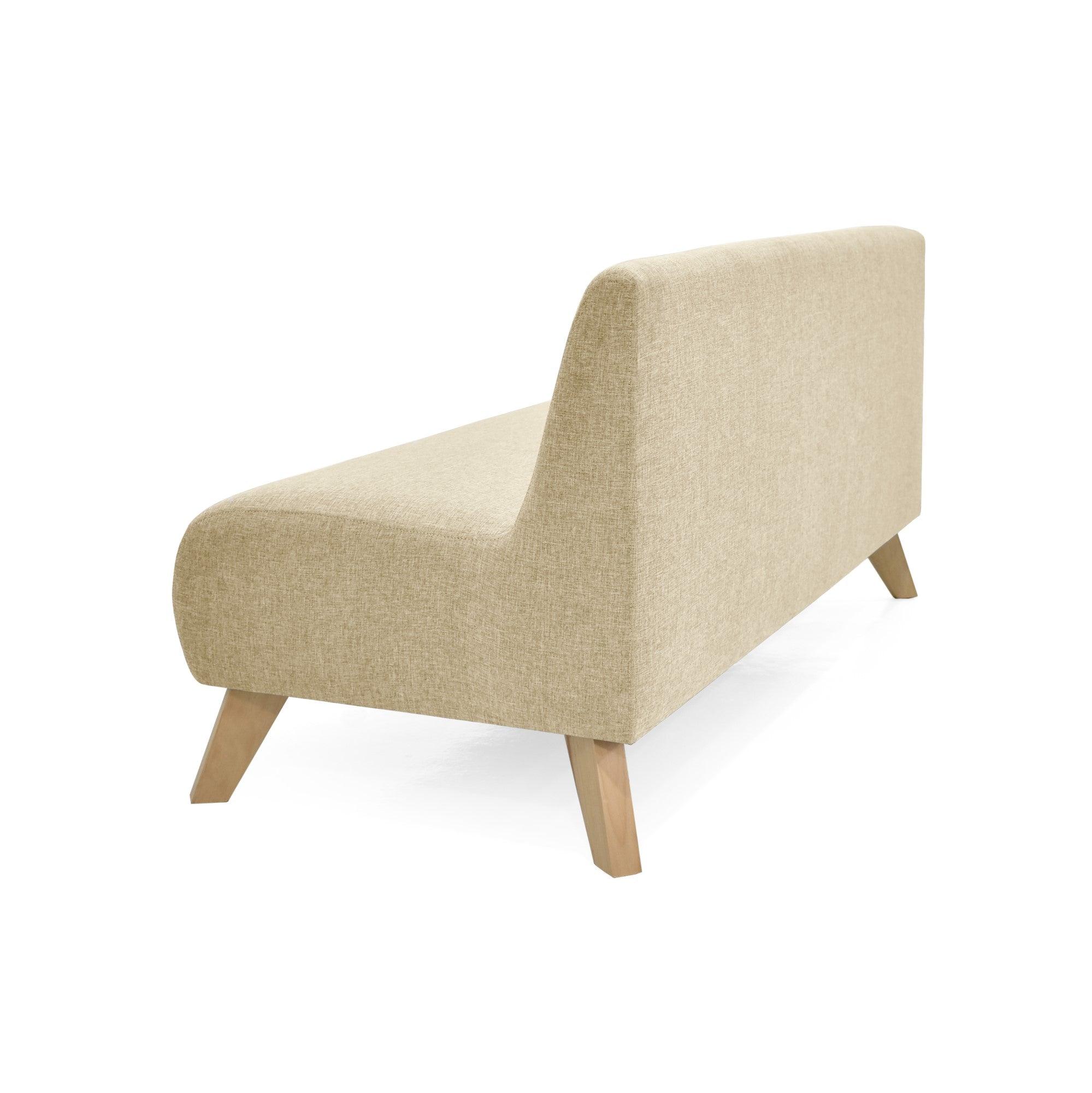 Sofa Oslo 3 Puestos Tela Poliester Beige - VIRTUAL MUEBLES