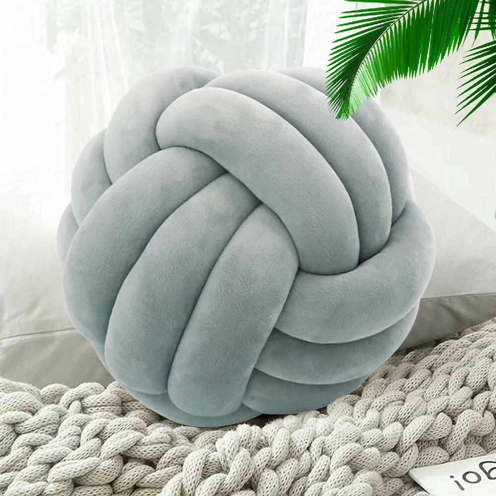 Cojin Nudo 35 cm GRIS - VIRTUAL MUEBLES